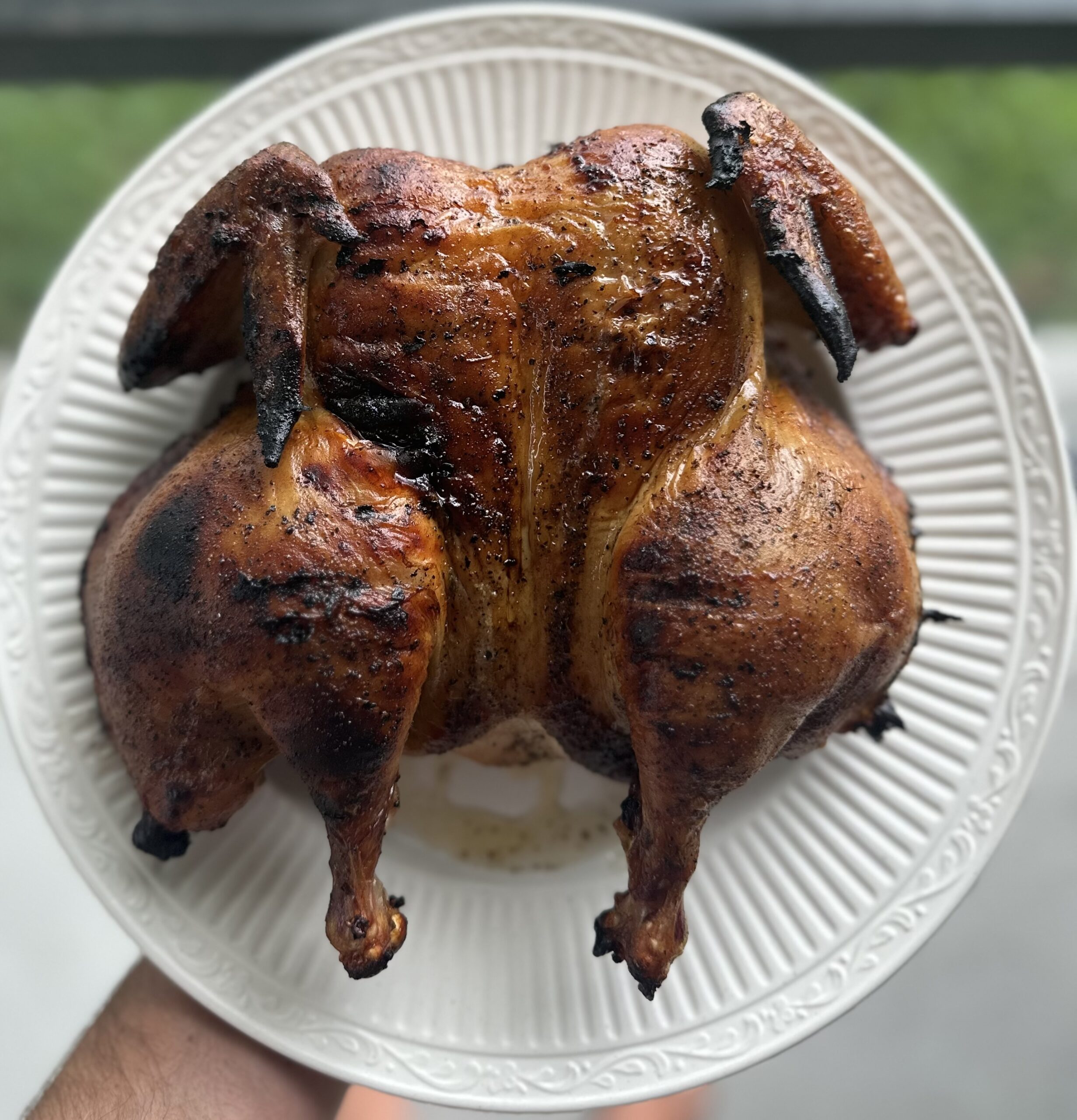 Smoked Spatchcock Chicken